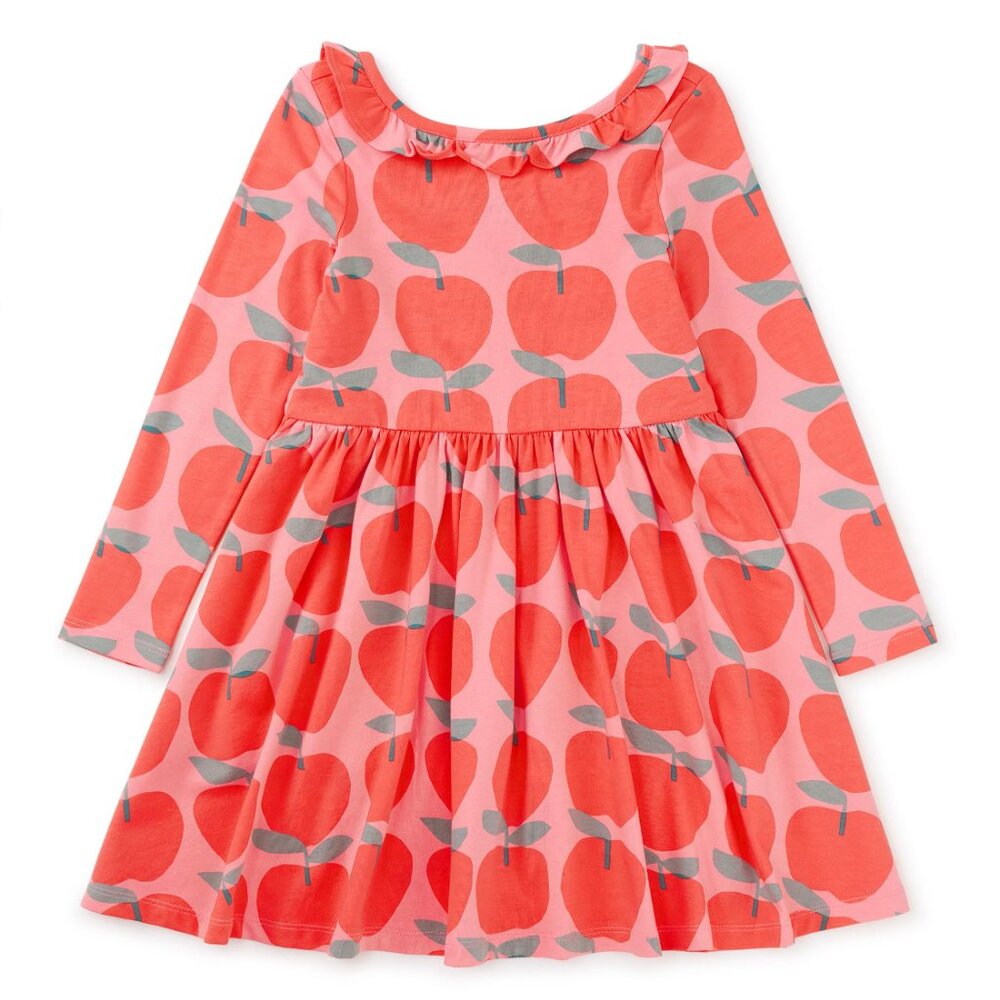 NWT Tea Collection Ruffle Collar Ballet Dress - Picture 1 of 5